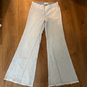 Free People Elastic Waist Pull On Jeans